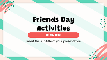 Friends Day Activities Google Slides Theme PowerPoint Templates