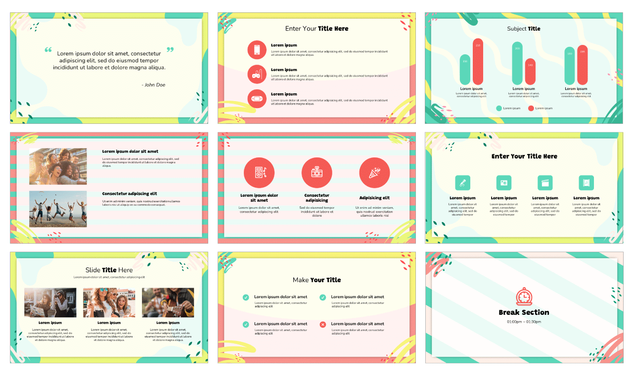 Friends Day Free Google Slides Theme PowerPoint Templates