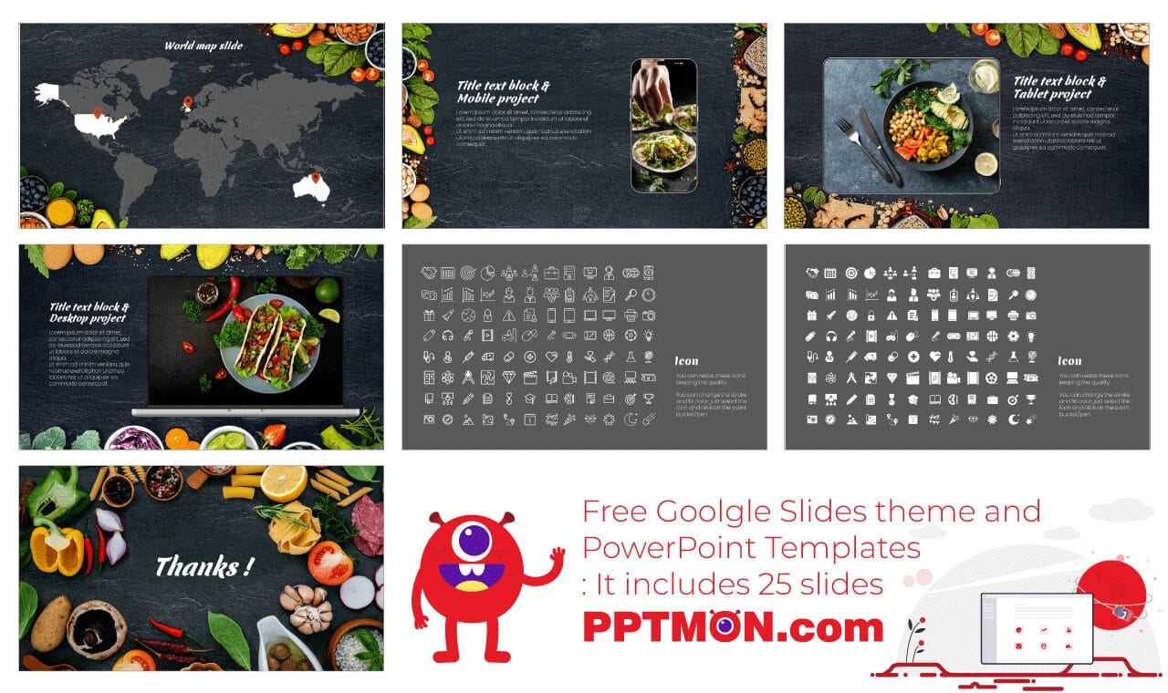 Healthy Eating Habits Google Slides Theme PowerPoint Template