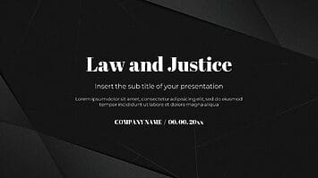 Law and Justice Free Google Slides Theme PowerPoint Templates