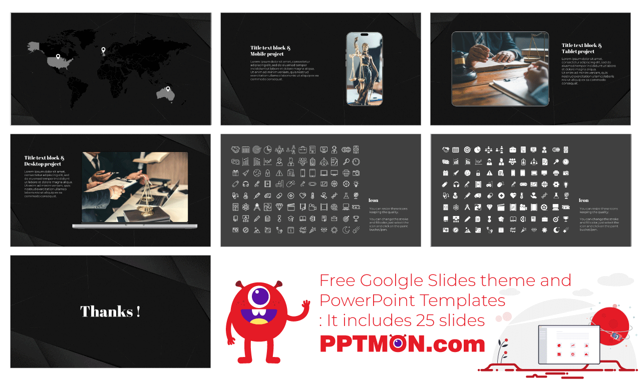 Law and Justice Google Slides Theme PowerPoint Templates
