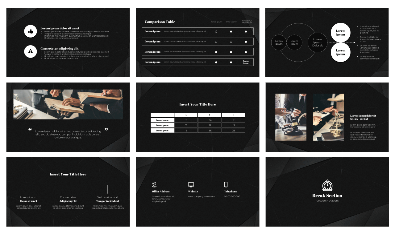 Law and Justice Google Slides Themes PowerPoint Templates