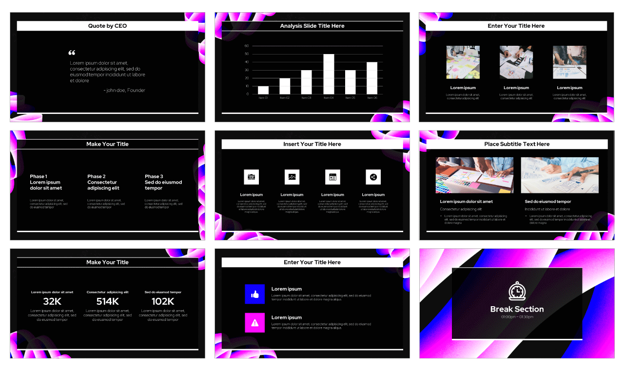 Linear Gradient Free Google Slides Themes PowerPoint Templates