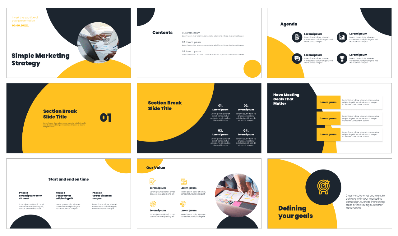 Marketing Strategy Free Google Slides Themes PowerPoint Templates