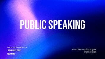 Public Speaking Google Slides Themes PowerPoint Templates