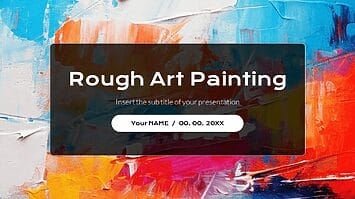 Rough Art Painting Google Slides Themes PowerPoint Templates