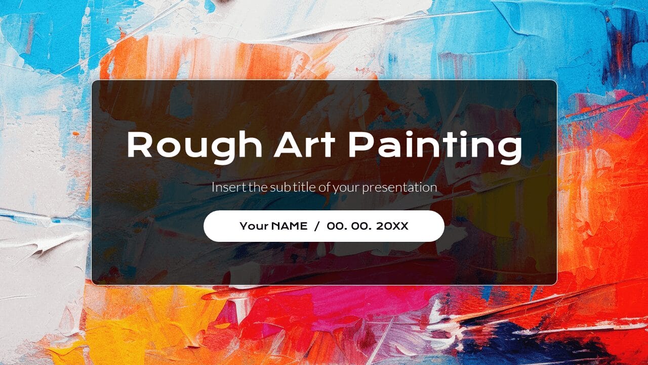 Rough Art Painting Google Slides Themes PowerPoint Templates