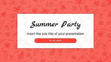 Summer Party Free Google Slides Themes PowerPoint Templates