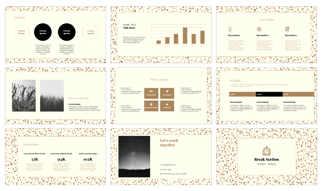 Terrazzo Free Google Slides Themes PowerPoint Templates
