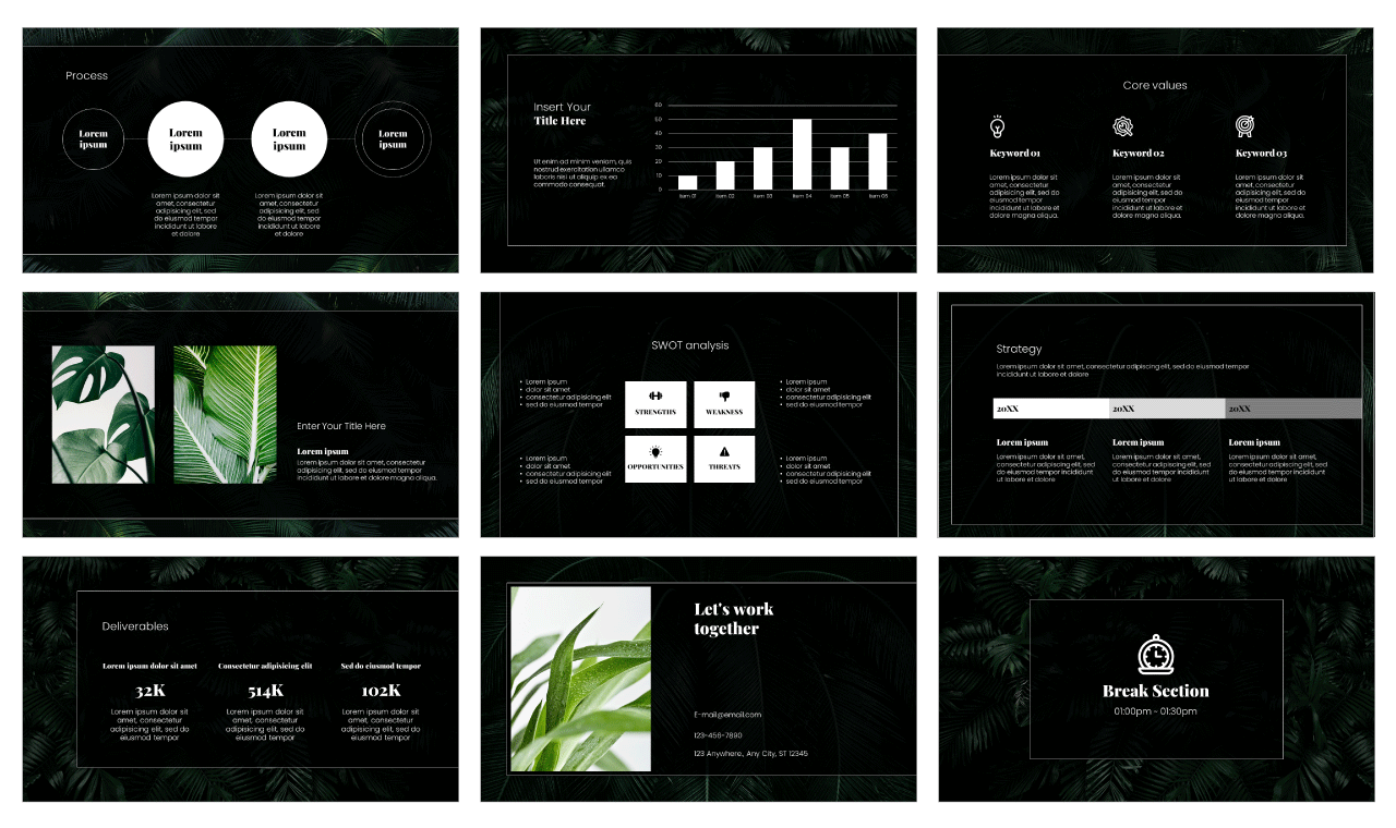 Tropical Design Free Google Slides Themes PowerPoint Templates