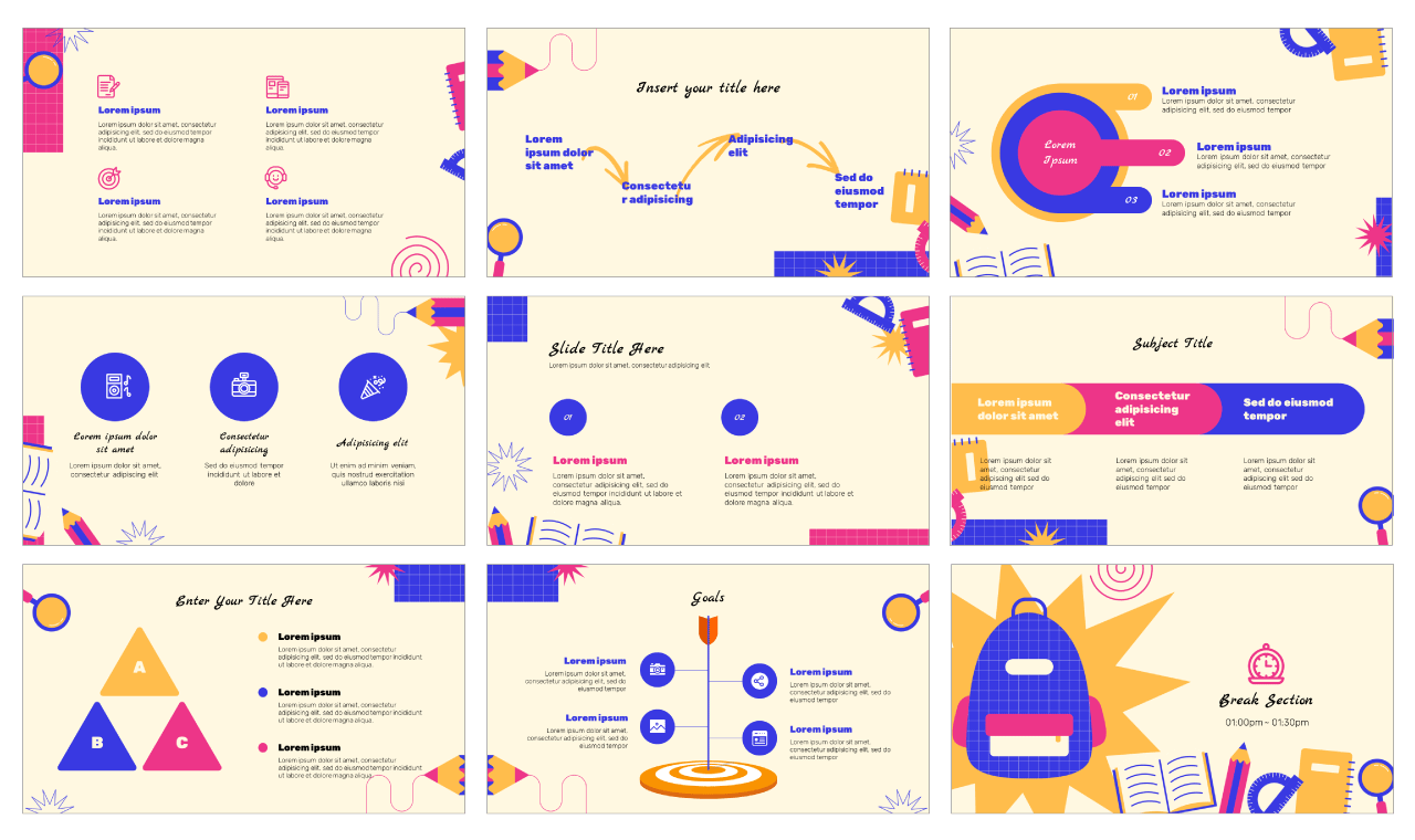 Back to Class Free Google Slides Themes PowerPoint Templates