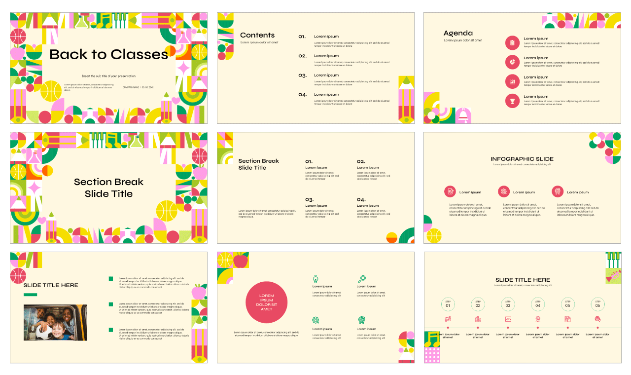 Back to Classes Google Slides Themes PowerPoint Templates