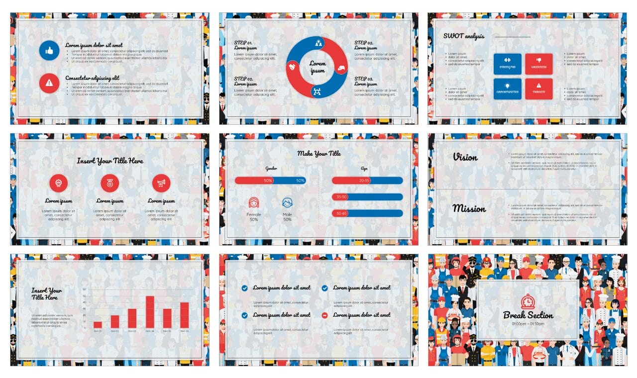 International Labor Day Free Google Slides Themes PowerPoint Templates