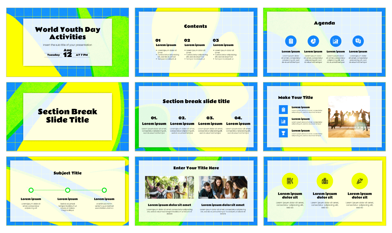 International Youth Day Free Google Slides Themes PowerPoint Templates