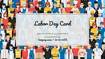 Labor Day Card Free Google Slides Theme PowerPoint Templates