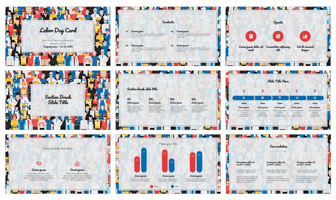 Labor Day Free Google Slides Themes PowerPoint Templates