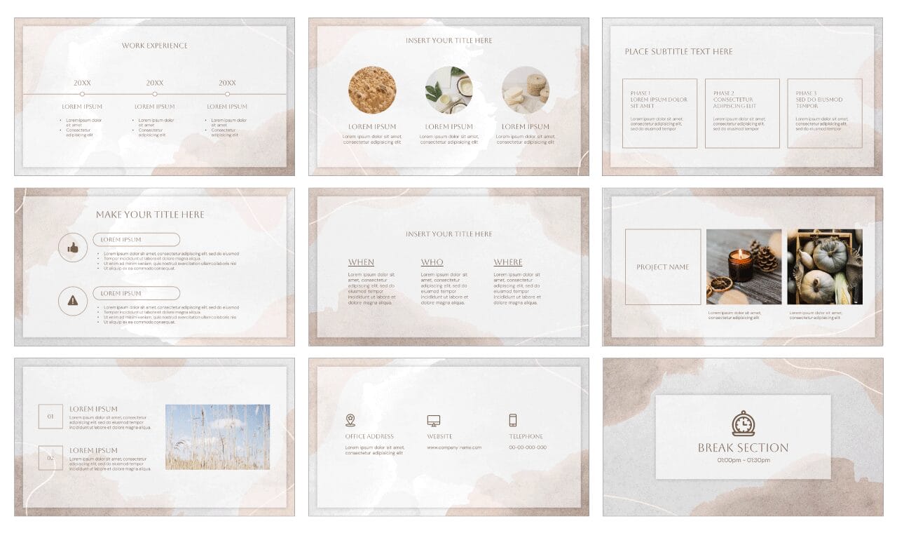 Organic Free Google Slides Themes PowerPoint Templates