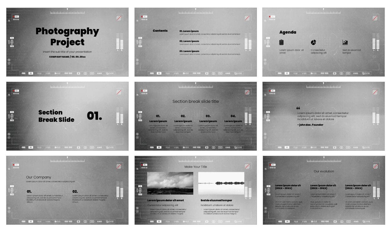 Photography Free Google Slides Themes PowerPoint Templates