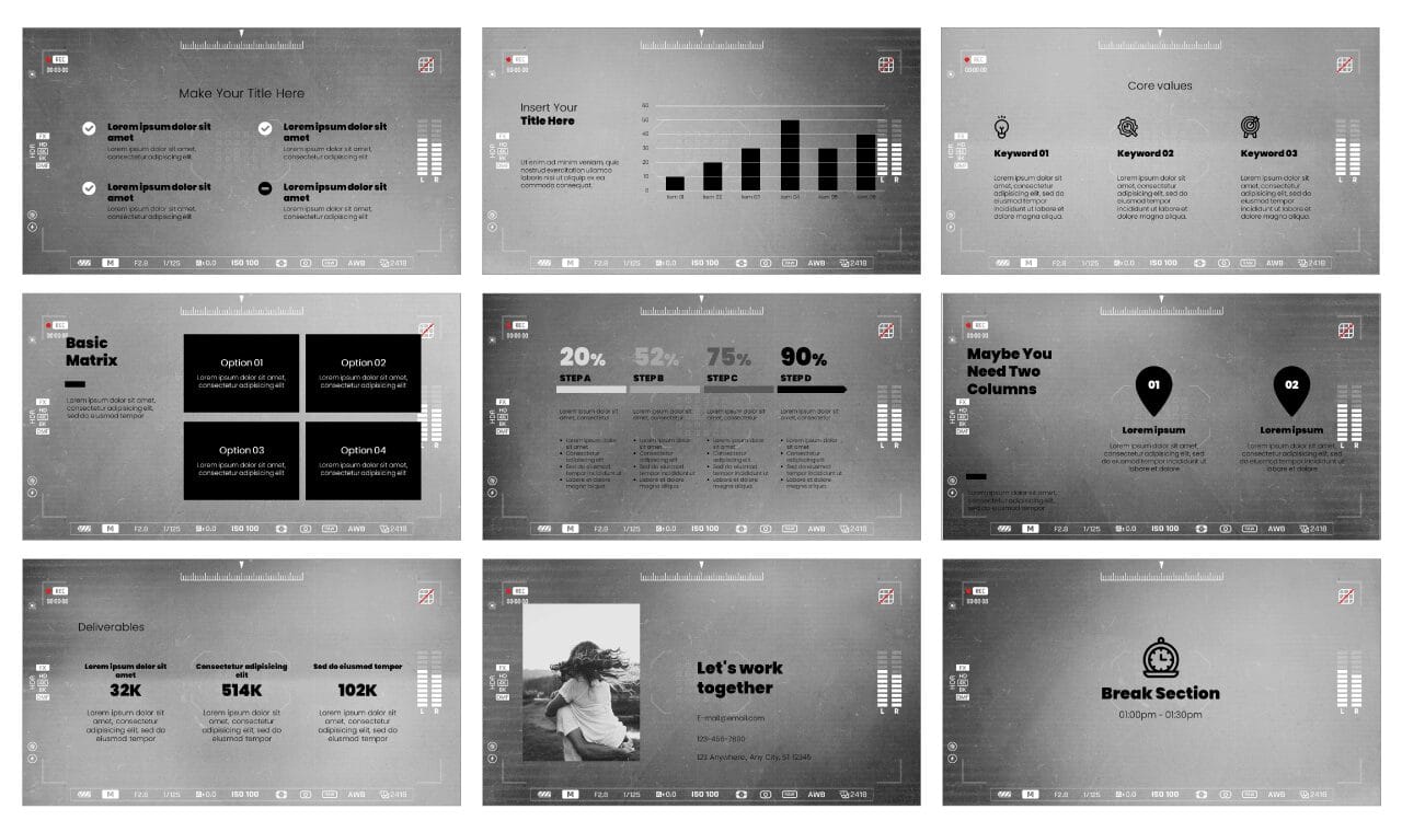 Photography Portfolio Free Google Slides Themes PowerPoint Templates