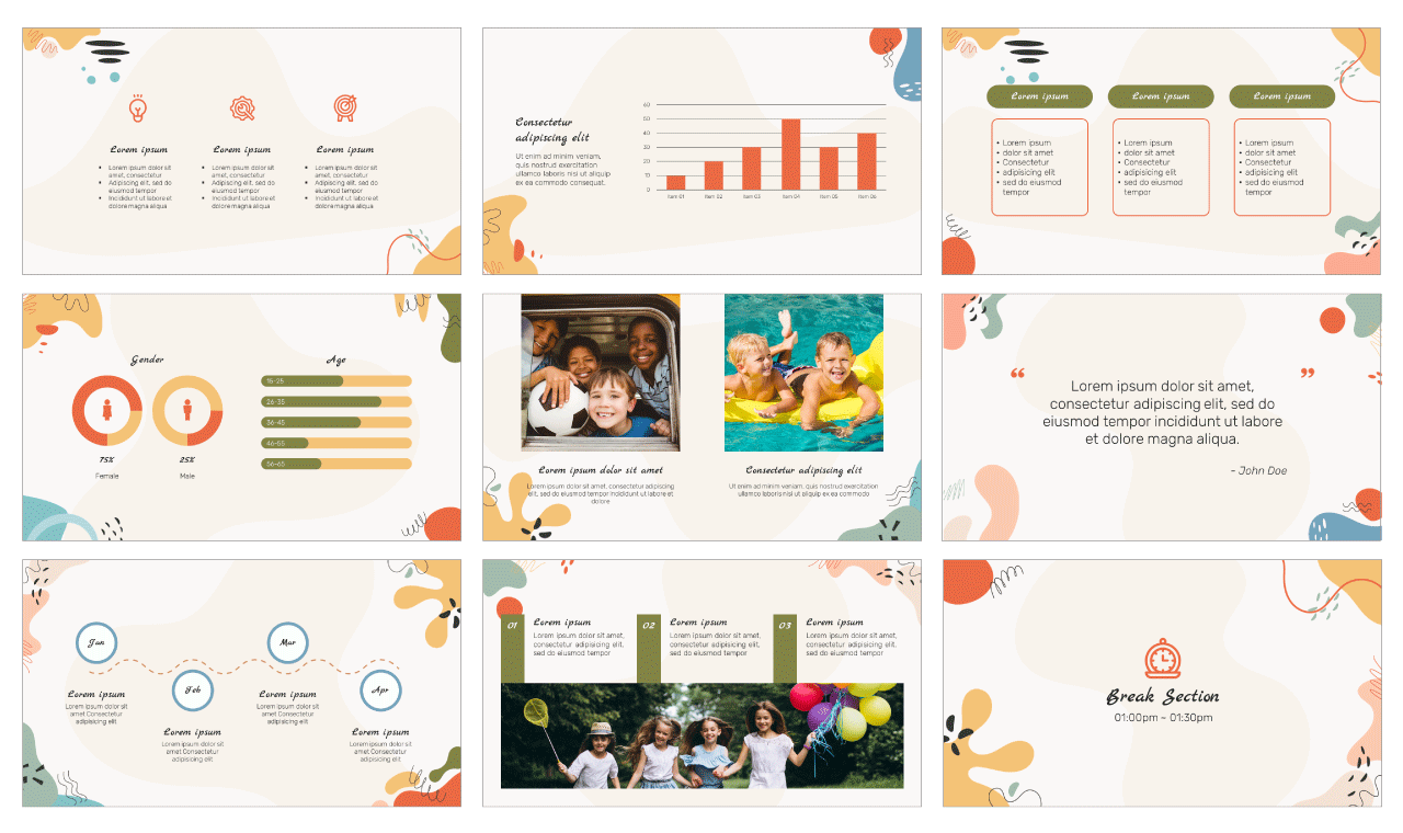Positive Thinking Google Slides Theme PowerPoint Template