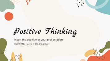 Positive Thinking Presentation Templates - Google Slides and PPT