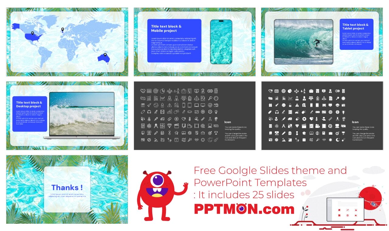 Summer Pool Free Google Slides Themes PowerPoint Templates