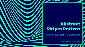 Abstract Stripes Pattern Google Slide Theme PowerPoint Template