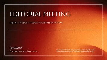 Editorial Meeting Free Google Slides Theme PowerPoint Templates