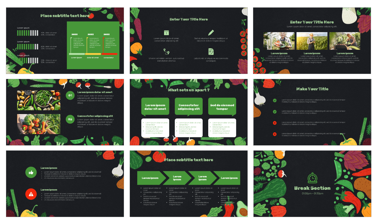 Farm Market Free Google Slides Themes PowerPoint Templates