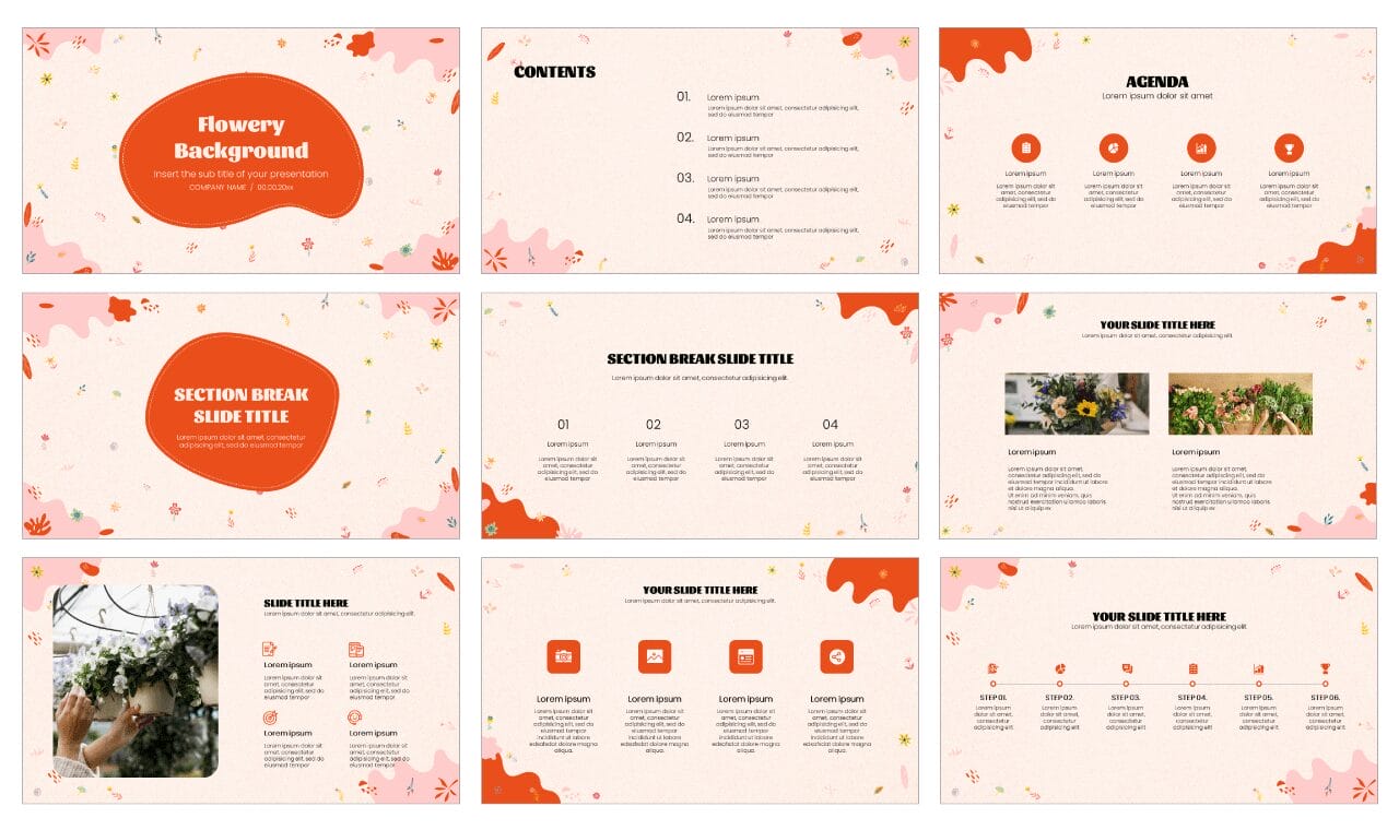 Flower Free Google Slides Themes PowerPoint Templates