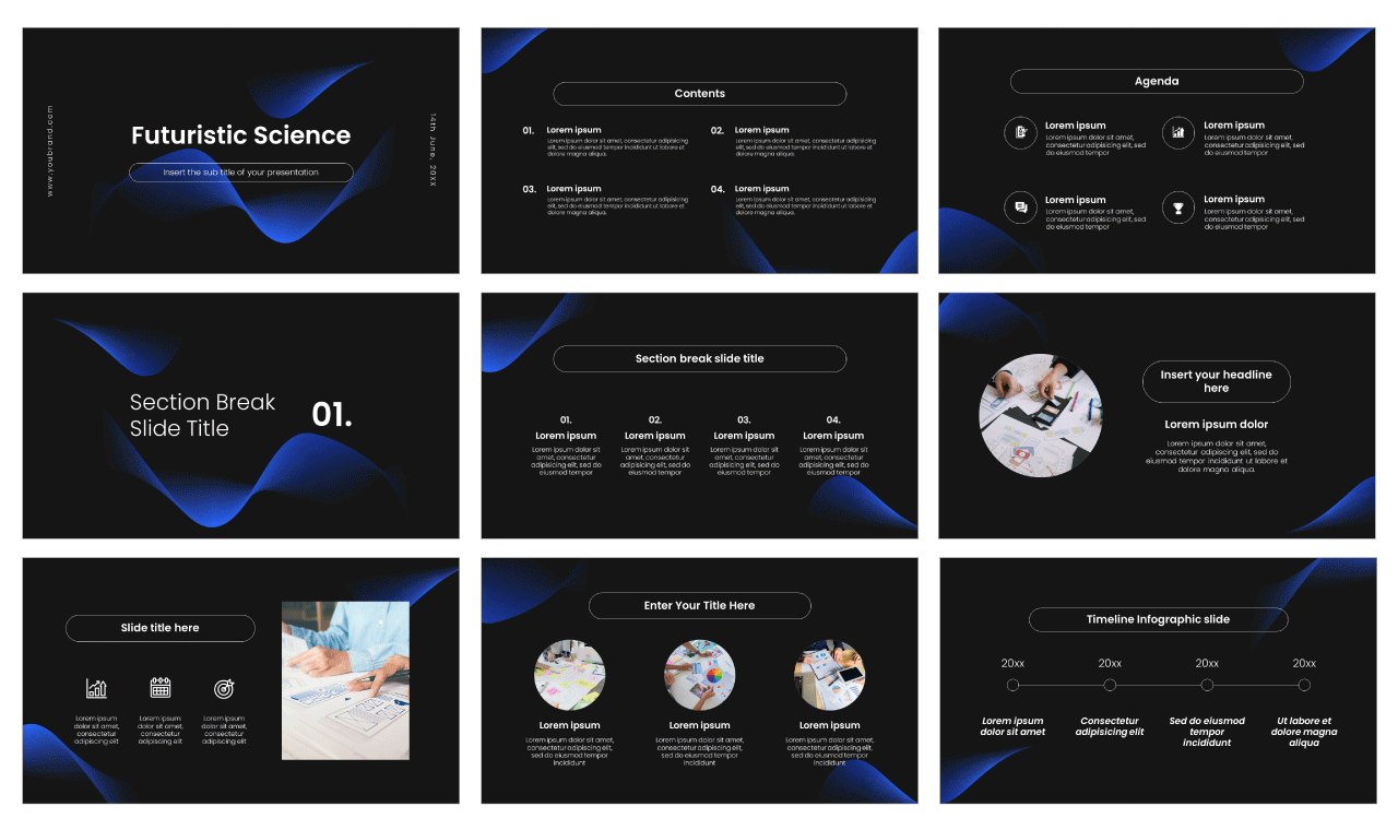 Futuristic Free Google Slides Themes PowerPoint Templates