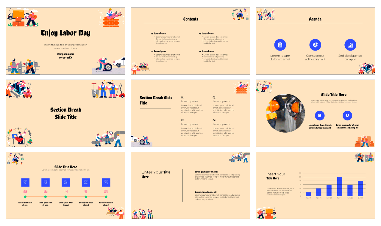 Labor Day Free Google Slides Themes PowerPoint Templates