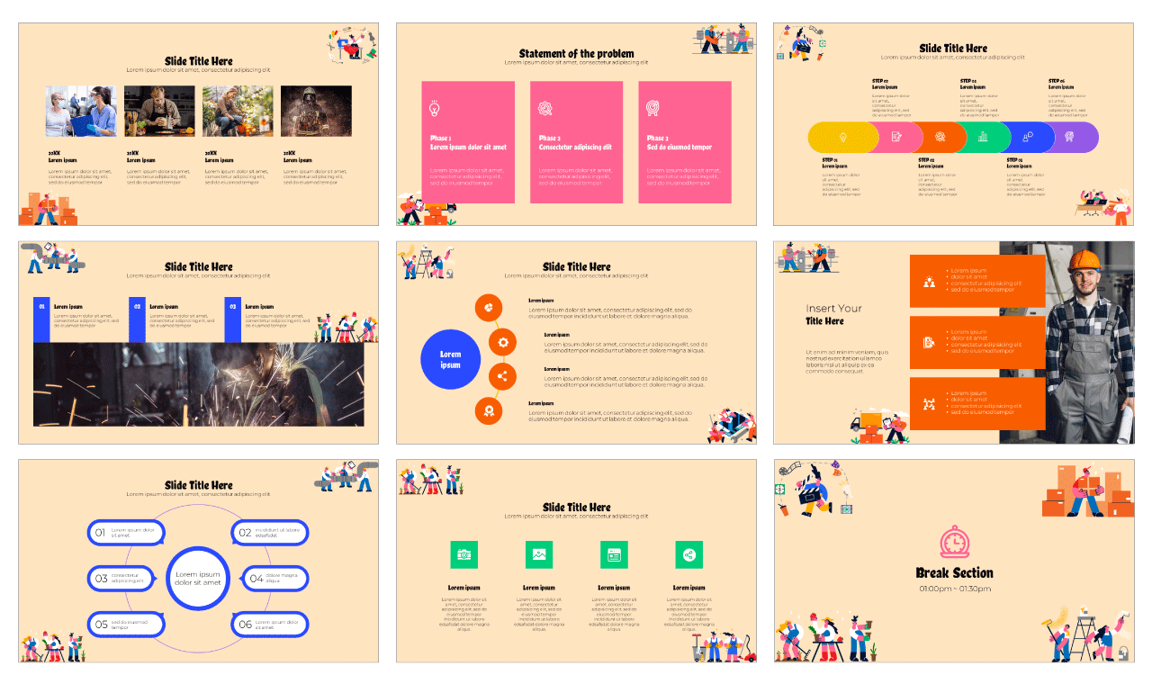 Labor Day Newsletter Google Slides Themes PowerPoint Templates