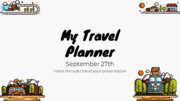 My Travel Planner Google Slides Themes PowerPoint Templates
