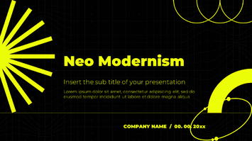 Neo Modernism Free Google Slides Themes PowerPoint Templates