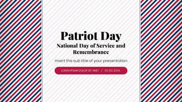 Patriot Day and National Day of Service and Remembrance