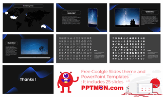 Futuristic Science Google Slides Themes PowerPoint Templates