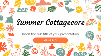 Summer Cottagecore Google Slides Thmes PowerPoint Templates