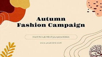 Autumn Fashion Campaign Google Slides PowerPoint Templates