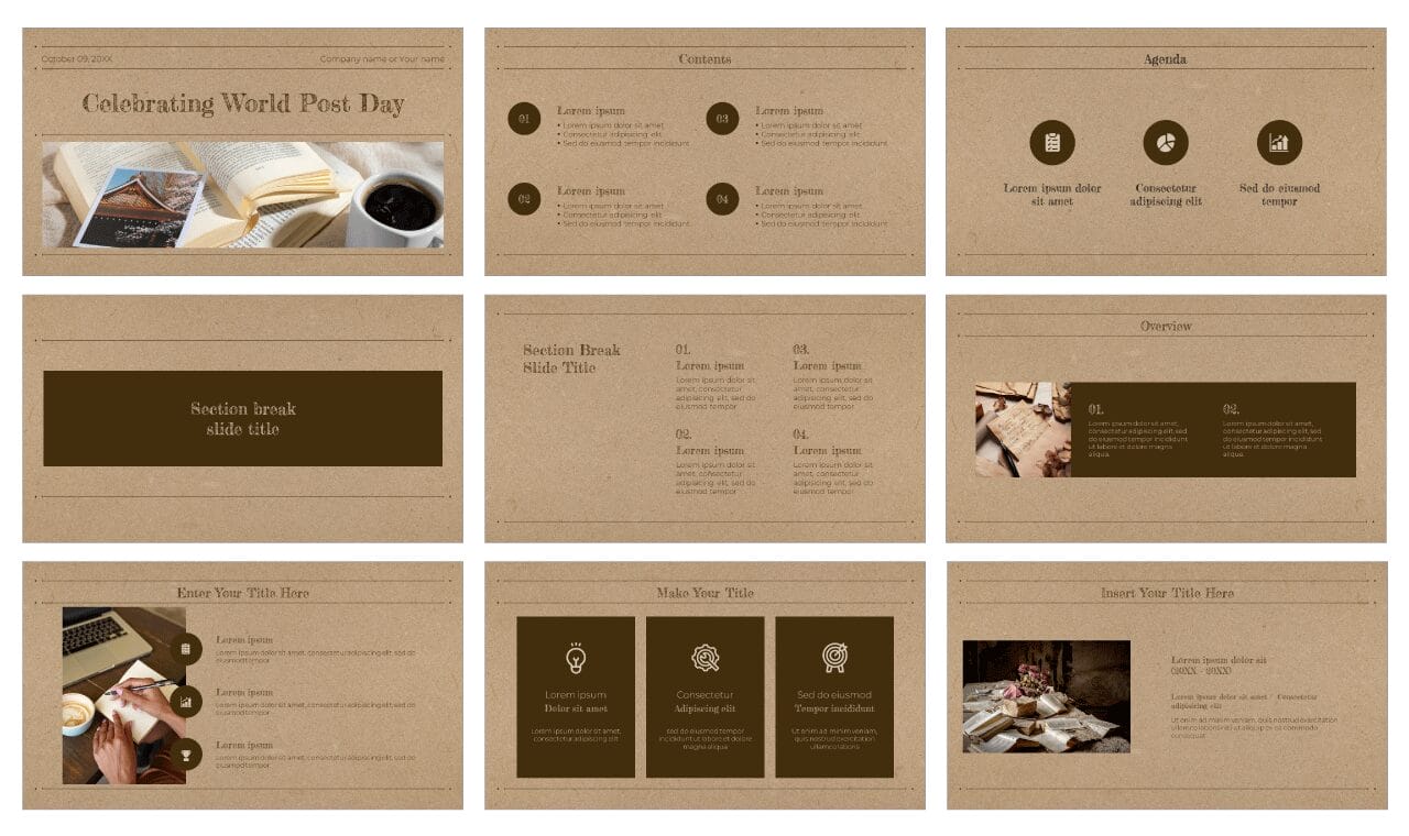 Celebrating World Post Day Free Google Slides Themes PowerPoint Templates