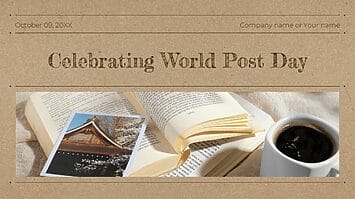 Celebrating World Post Day Google Slides PowerPoint Templates