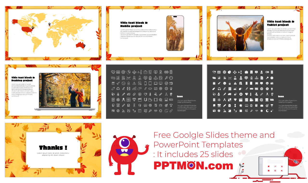 Fall Break Google Slides Themes PowerPoint Templates