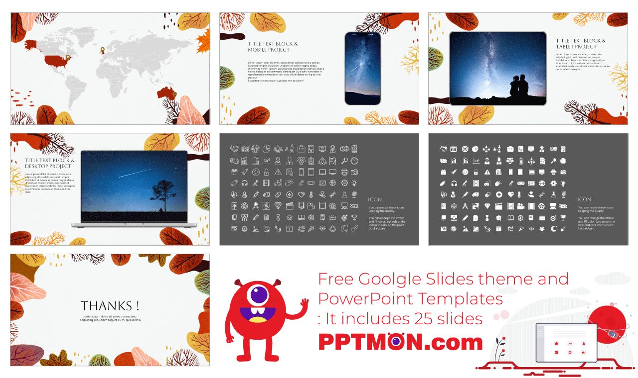 Fall is Coming Google Slides Theme PowerPoint Templates