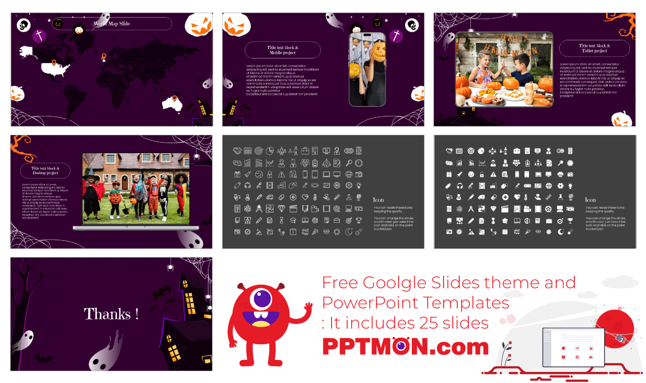 Halloween Illustration Free Google Slides Themes PowerPoint Templates