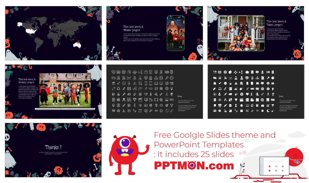 Halloween Illustration Free Google Slides Themes PowerPoint Templates