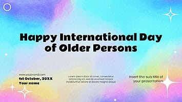 Happy International Day of Older Persons Google Slides PPT