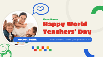 Happy World Teachers' Day Google Slides PowerPoint Templates