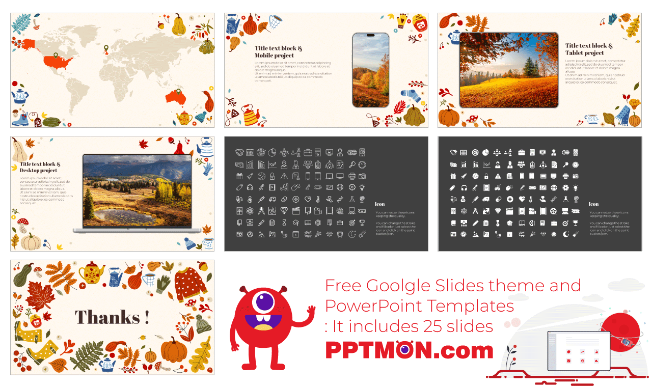 Hello Fall Free Google Slides Themes PowerPoint Templates