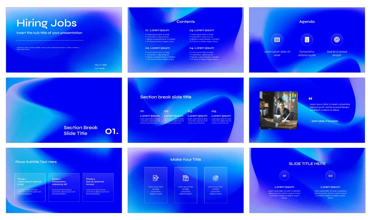 Hiring Jobs Google Slides Themes PowerPoint Templates