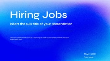 Hiring Jobs Presentation Templates - Google Slides PowerPoint